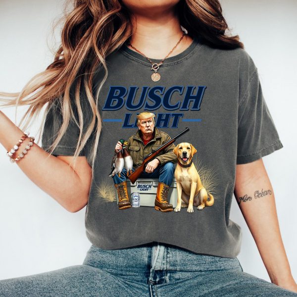 Duck Hunting Labrador Trump Busch Light Sweatshirts, Hoodies And T-Shirts