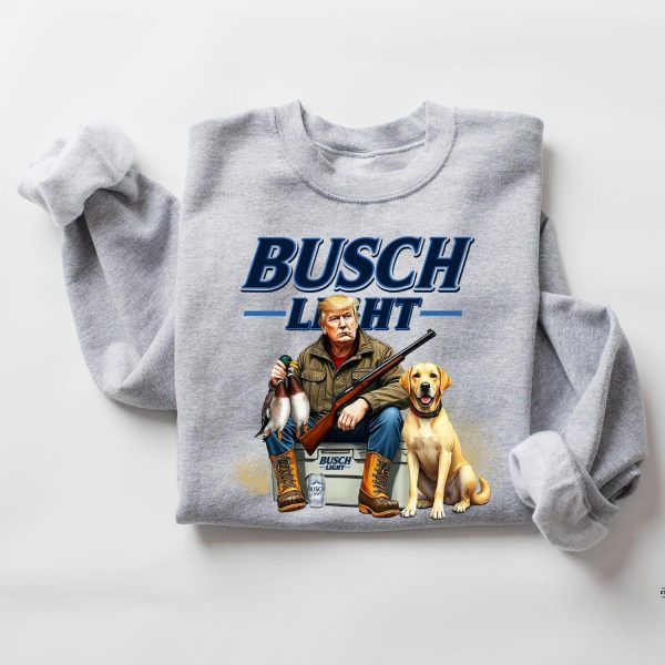 Duck Hunting Labrador Trump Busch Light Sweatshirts, Hoodies And T-Shirts