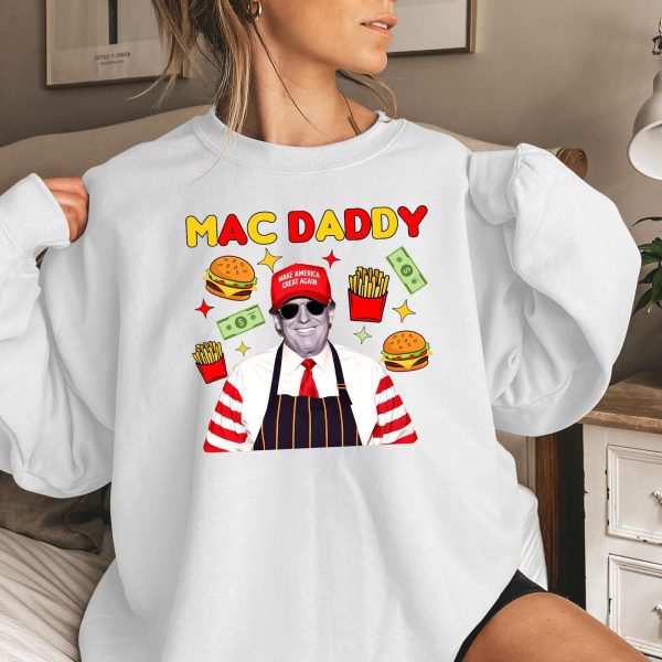 Funny Mac Daddy Trump Burger Christmas Party Sweatshirts, Hoodies And T-Shirts