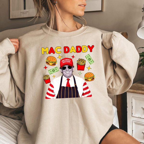 Funny Mac Daddy Trump Burger Christmas Party Sweatshirts, Hoodies And T-Shirts