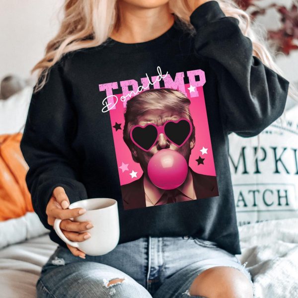 Trump Bubble Gum And Sun Glasses Sweatshirts, Hoodies And T-Shirts