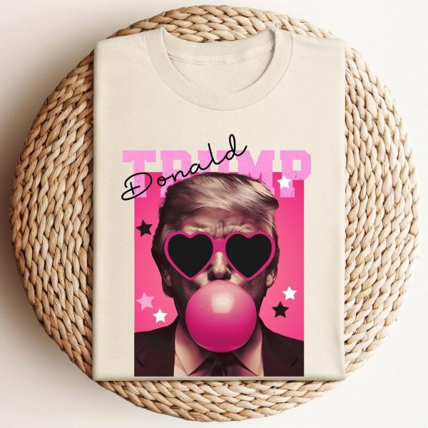 Trump Bubble Gum And Sun Glasses Sweatshirts, Hoodies And T-Shirts