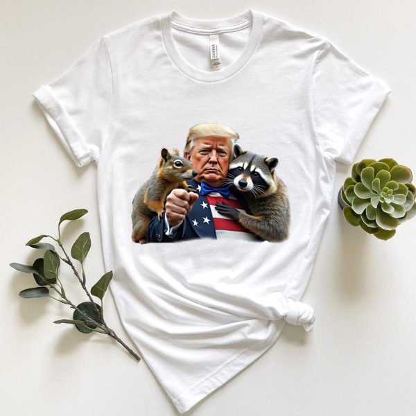 Trump Peanut Squirrel Raccoon Sweatshirts, Hoodies And T-Shirts