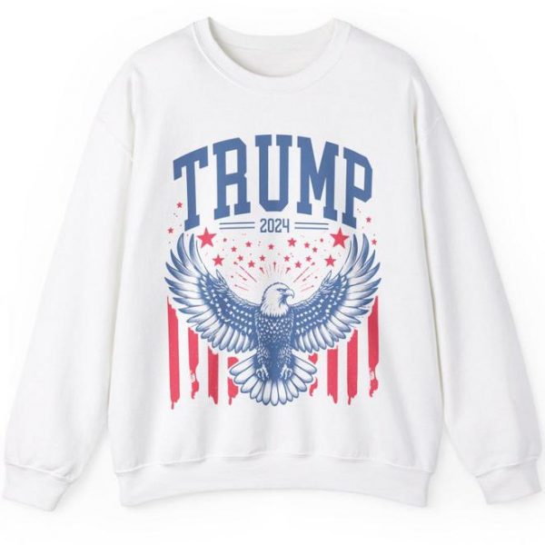 Donald Trump Pro American Sweatshirt, Trump 2024 Take America Back Sweatshirt