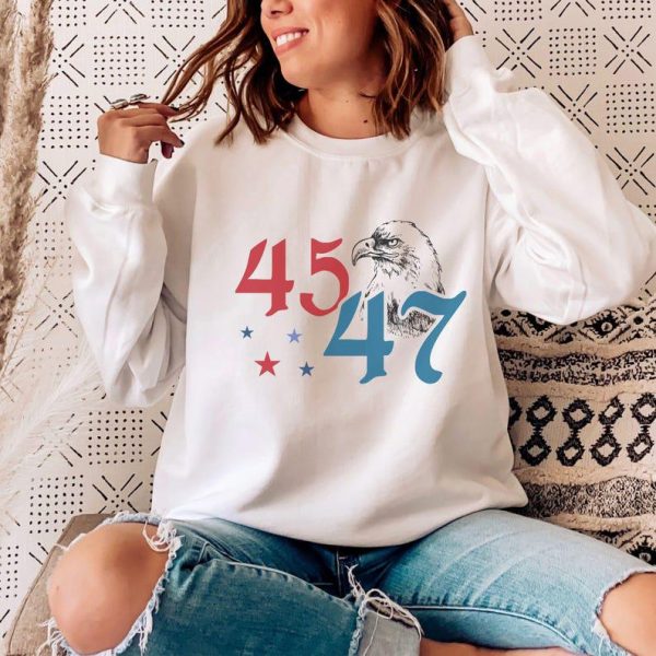 45 47 Trump Pro American Sweatshirt,  Gift For Support Trump Sweatshirt