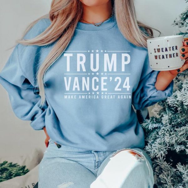 Trump Vance 2024 Sweatshirt, Make America Great Again Hoodie