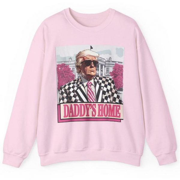 Trump 2024 Daddy’s Home Sweatshirt, Make America Great Again Crewneck