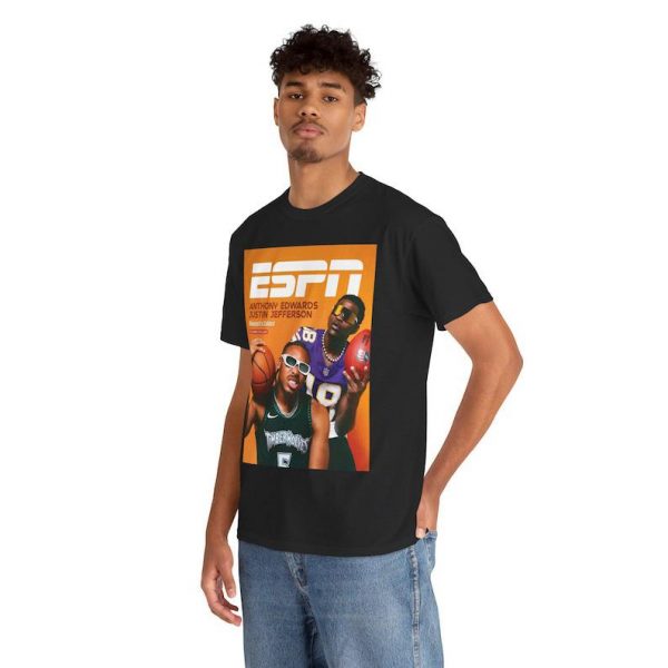 E.dwards & J.efferson Fan Sports Sweatshirt, Basketball & Football Stars Sports Legends Gift