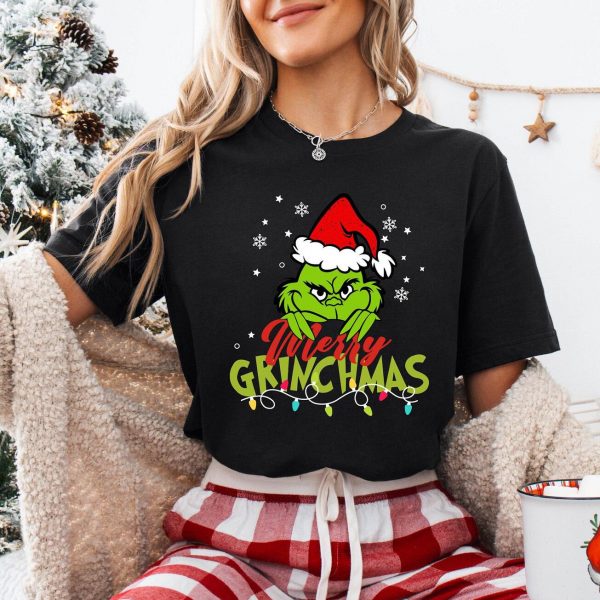 Merry Grinchmas Tree Sweatshirts, Hoodies, And T-Shirts