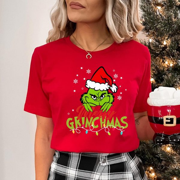 Merry Grinchmas Tree Sweatshirts, Hoodies, And T-Shirts