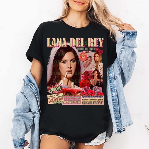 Vintage Lana Del Rey Sweatshirts, Hoodies And T-Shirts