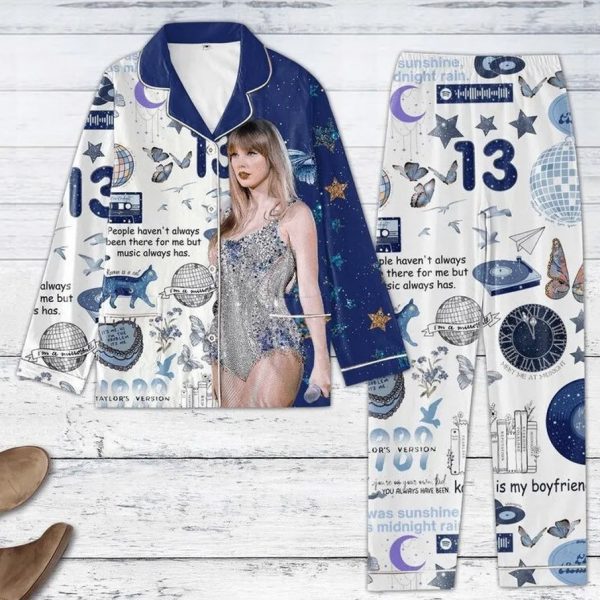 1989 Taylor Swift Album Satin Pajamas