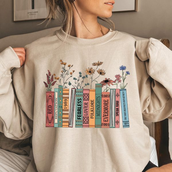 Albums As Books Taylor Swift Sweatshirts, Hoodies And T-Shirts