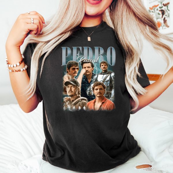 90s Retro Funny Pedro Pascal Sweatshirts, Hoodies And T-Shirts