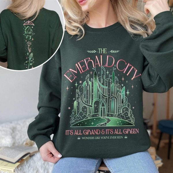 Wizard Movie Fan Emerald City Sweatshirts, Hoodies And T-Shirts