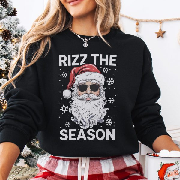 Santa Claus Shirt Rizzmas Sweatshirts, Hoodies And T-Shirts