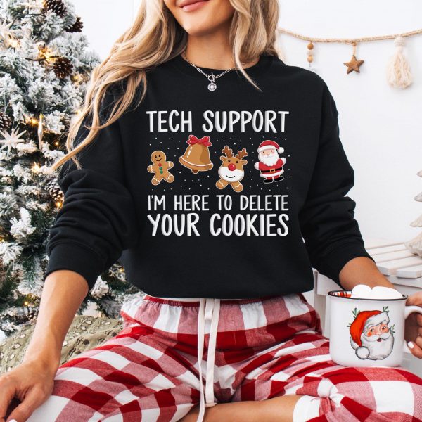 Funny Tech Support Christmas Sweatshirts, Hoodies And T-Shirts